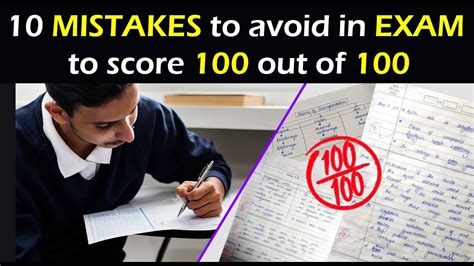 10 Secret Mistakes To Avoid In The Exams Toppers Study Secrets