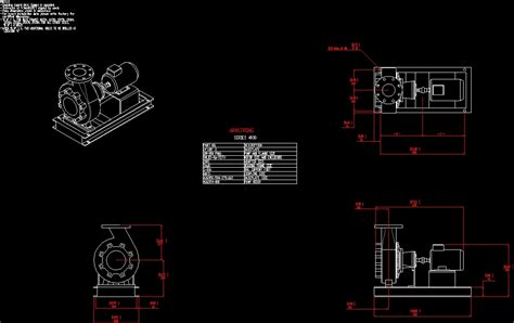 Centrifugal Pump DWG Block For AutoCAD Designs CAD