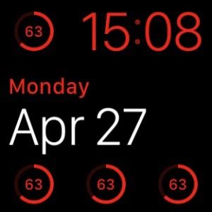 People associate a stationary activity indicator with a stalled process. Add Battery Percentage Indicator on Apple Watch Face