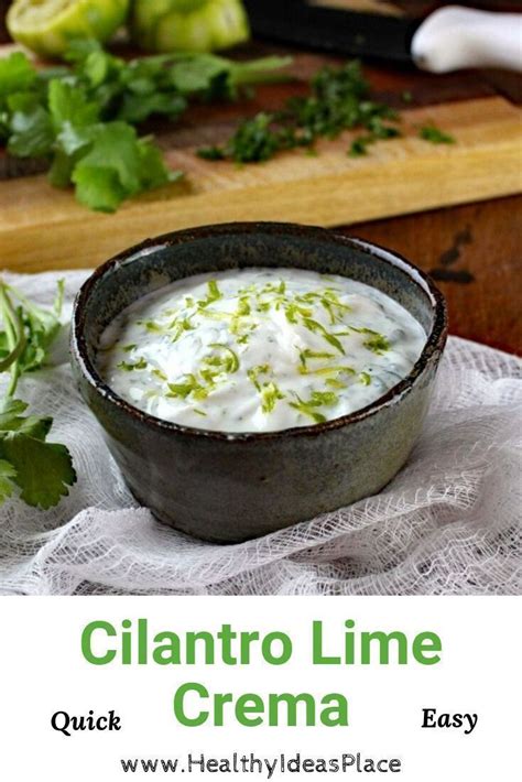 Fish tacos with greek yogurt crema. Cilantro Lime Crema - Easy Recipe | Greek yogurt sour ...