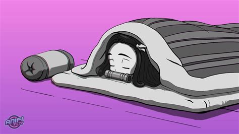Nezuko Trying To Sleep By Anifilofi On Deviantart