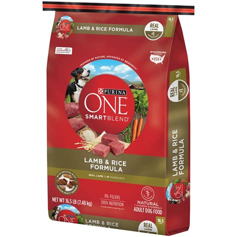 Purina One Smartblend Lamb And Rice Formula Adult Premium Dry Dog Food 16