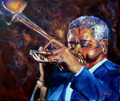 Dizzy Gillespie Jazz Painting Jazz Art Black Art Painting