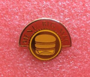 Pins Mac Do Menu Big Mac Mc Mcdonalds Mcdonalds Crew Lapel Pin Vintage Ebay