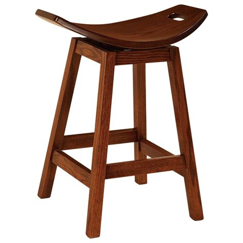 The warmth and familiarity of wooden. F&N Woodworking Wilford Swivel Bar Stool 30" Height - Wood ...