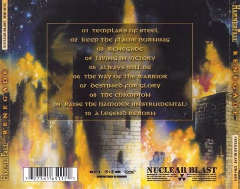 This edition published in 2000 by pan in london. BlooD AnD HonoR MetaL: HammerFall - Renegade (2000)