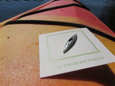 Kayak Lapel Pin Cc526 Paddle And Kayaking Ts Summer Etsy Kayak