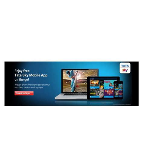 You can manage your tata sky account and get help at any point in time without the need to access the website. Buy TATA Sky HD Annual Ultra Pack with 1 Month HD access ...