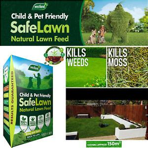 In addition, when your pet cleans itself, the fertilizer may be ingested. Westland SAFE "Lawn Feed" LAWN FOOD CARE Weed Moss Child ...