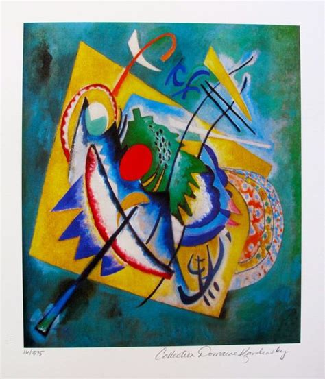 Fast Worldwide Shipping Wassily Kandinsky Yellow Red And Blue Estate