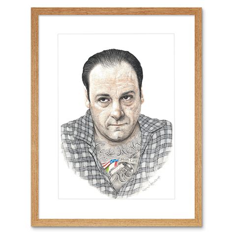 Wayne Maguire Tattooed Tony Soprano Inked Ikon Framed Wall Art Print 9x7 Inch Ebay