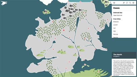 An Interactive Game Of Thrones Map Max Hermansson Medium