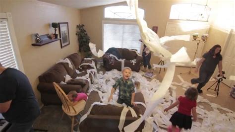 Kids Destroy House With 100 Rolls Of Toilet Paper Youtube