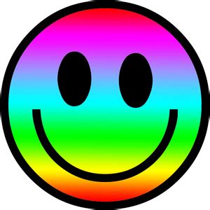 Smiley Face - Rainbow - (Colour) Aprons, Accessories & Gifts | Smiley, Happy smiley face, Smiley ...