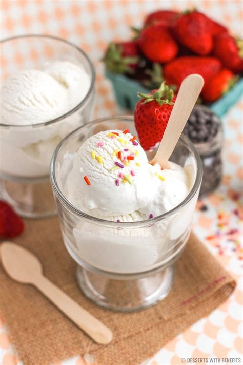 Desserts With Benefits Healthy Vanilla Bean Greek Frozen ...