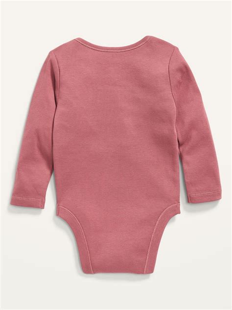 Unisex Long Sleeve Graphic Bodysuit For Baby Old Navy