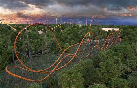 The Worlds Tallest Longest And Fastest Single Rail Roller Coaster