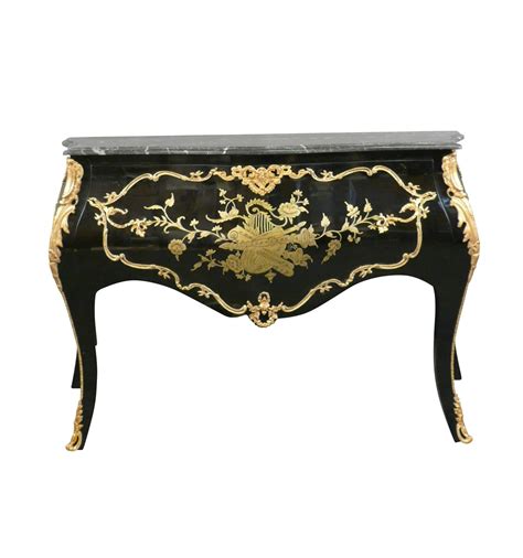 Through the furniture flipping process. Baroque Dresser black and gold - baroque style furniture
