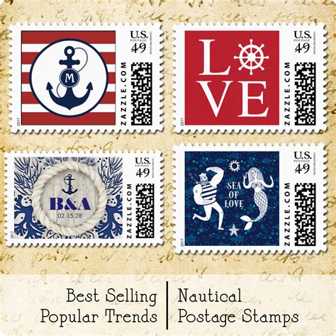 Nautical Postage Stamps Nauticalboutiqueco