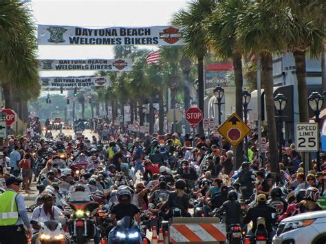 Motorcycles At Daytona Bike Week