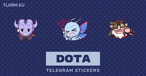 “dota” Stickers Set For Telegram