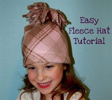 Easy Fleece Hat Tutorial Scattered Thoughts Of A Crafty Mom Bloglovin