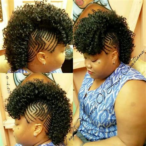 Quick Weave Mohawk With Curly Hair Idea Curly Hair