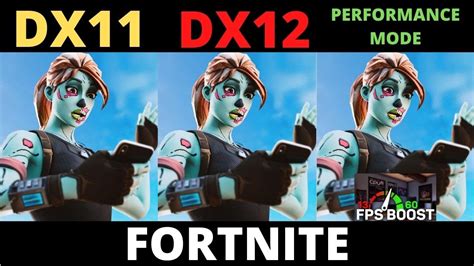 Fortnite Season 5 Dx11 Vs Dx12 Vs Performance Mode Youtube
