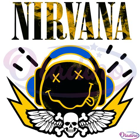 Nirvana Svg Digital File Music Band Svg Rock Band Svg