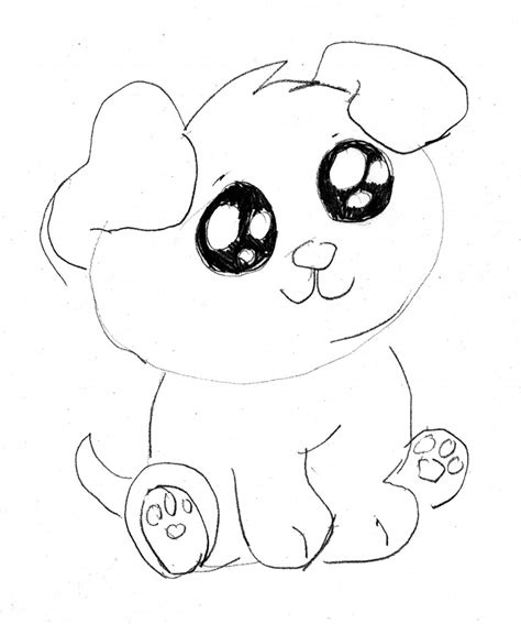 Cute Puppy Drawing At Getdrawings Free Download