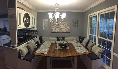 We hope you can inspired by them. MidnightXII's Booth Build - Album on Imgur | Diy dining ...