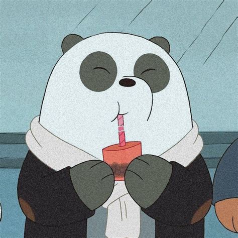 Aesthetic cartoon pfp we bare bears. CN Aesthetic Edit | Ilustrasi karakter, Boneka hewan ...