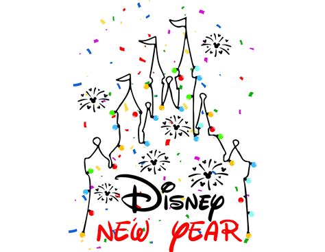 Disney New Year Svg Instant Download