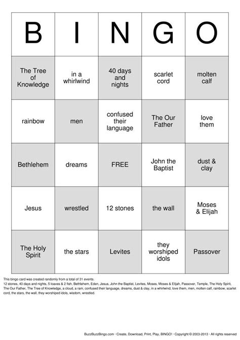 Graduation bingo cards for kids free. Bible Bingo Cards to Download, Print and Customize! | Armor of god, Custom bingo cards, Bingo cards