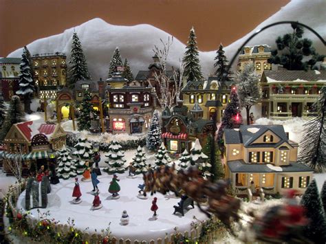 Styrofoam Christmas Villages Displays Christmas Village Display Diy