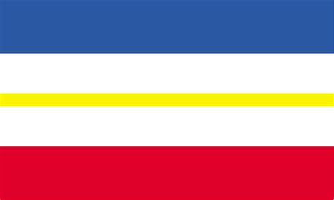 Patch zum aufbügeln oder aufnähen : Stockfahne / Stockflagge Mecklenburg-Vorpommern ...