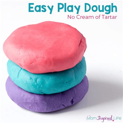 Easy Playdough Recipe Without Cream Of Tartar Or Cooking Dandk Organizer
