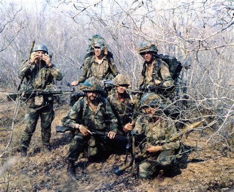 Members Of The Rhodesian Sas Operation Uric 1979 Their Picutred