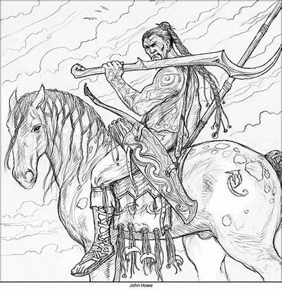 Thrones Coloring Pages John Colouring Official Howe