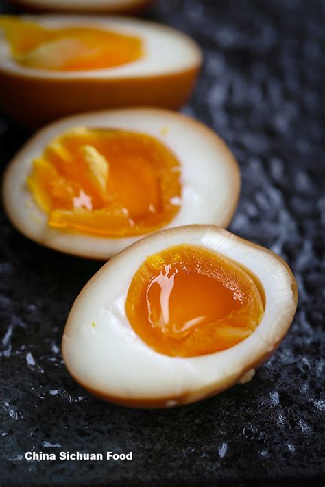 Chinese Soy Sauce Eggs China Sichuan Food