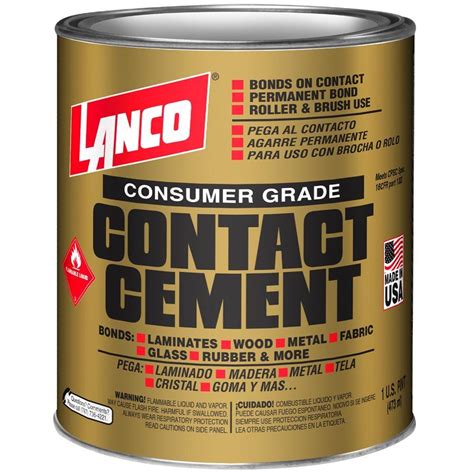 Lanco 16 Fl Oz Consumer Grade Contact Cement Ca372 6 The Home Depot