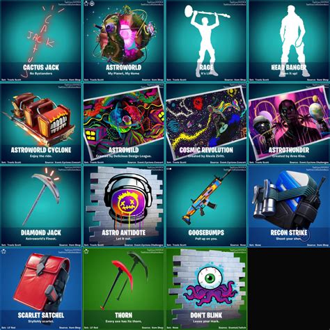 All Fortnite V1241 Astronomical Event Leaked Skins And Cosmetics