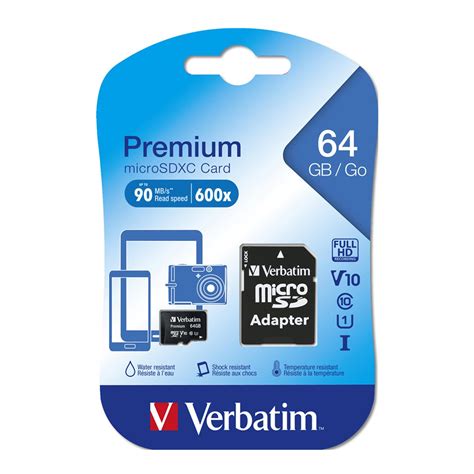 Verbatim 64gb Micro Sdhc Card Accessories