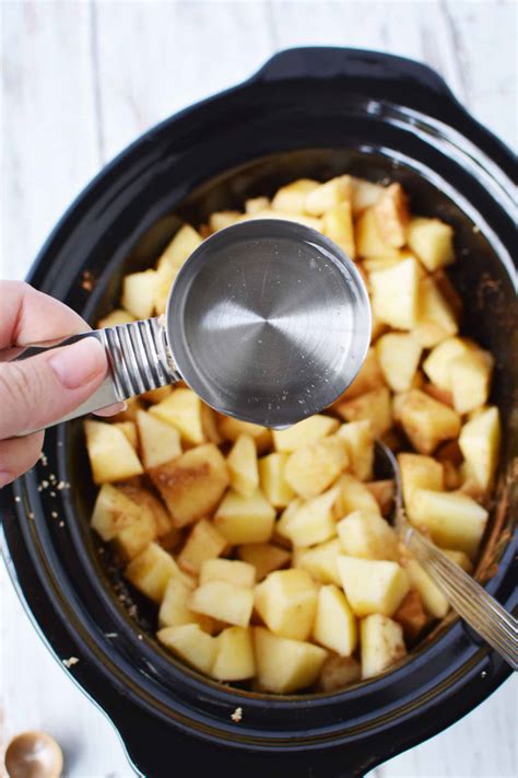 Slow Cooker Applesauce Recipe Lady And The Blog