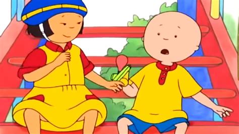 Caillous Playground Playdate Caillou Cartoon Youtube