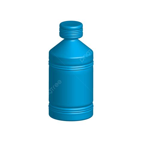 Gambar Ilustrasi Vektor Botol Minuman 3d Ikon Latar Belakang Produk