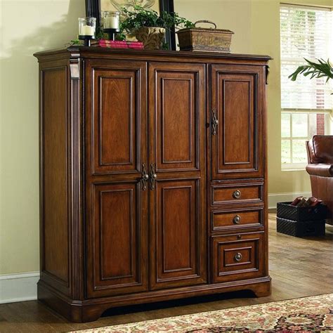 New keyless locks have emerged for residential, and commercial applications, that can be managed from a pc. Hooker Furniture Brookhaven Computer Cabinet in Clear ...