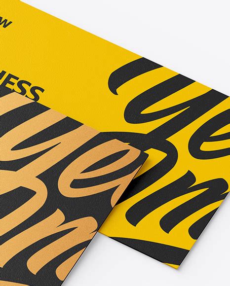 Ask question asked 4 years, 9 months ago. Two Textured Business Cards Mockup in Stationery Mockups ...