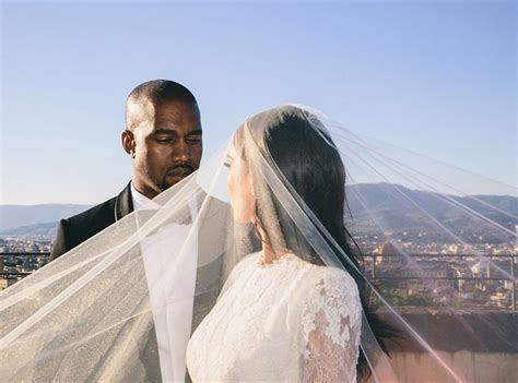 Dreamy From Kim Kardashian And Kanye Wests Wedding Album E News