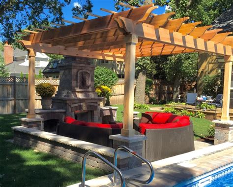 Consider climate, costs, and looks when choosing floor material for your patio. Pergolas and Pavilions - Contemporary - Patio - Chicago ...